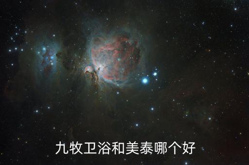  九牧衛(wèi)浴和美泰哪個(gè)好