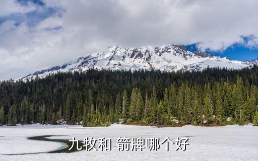 九牧和 箭牌哪個好