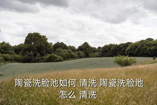  陶瓷洗臉池如何 清洗 陶瓷洗臉池怎么 清洗