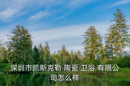 陶瓷衛(wèi)浴有限公司,深圳凱斯勒陶瓷衛(wèi)浴有限公司曾注冊于深圳市