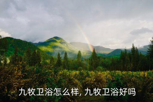  九牧衛(wèi)浴怎么樣, 九牧衛(wèi)浴好嗎