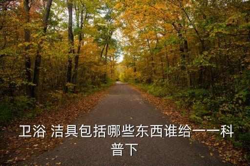 潔具衛(wèi)浴知識(shí),衛(wèi)生耗材包括浴室柜、水龍頭、花灑等