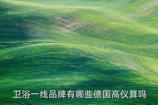  衛(wèi)浴一線品牌有哪些德國(guó)高儀算嗎
