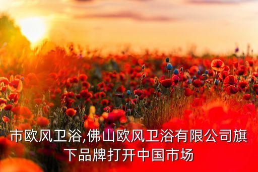 佛山市歐風(fēng)衛(wèi)浴,佛山歐風(fēng)衛(wèi)浴有限公司旗下品牌打開中國市場