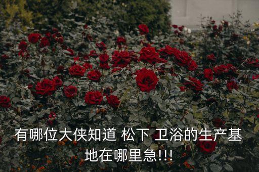 松下衛(wèi)浴產(chǎn)品,松下電器有限公司聯(lián)系人:石石祥地址上海/奉賢
