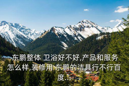 東鵬衛(wèi)浴保修,關(guān)于東鵬衛(wèi)浴你必須知道的5件事