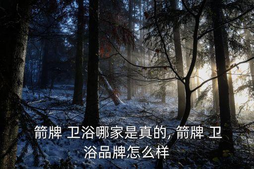  箭牌 衛(wèi)浴哪家是真的, 箭牌 衛(wèi)浴品牌怎么樣