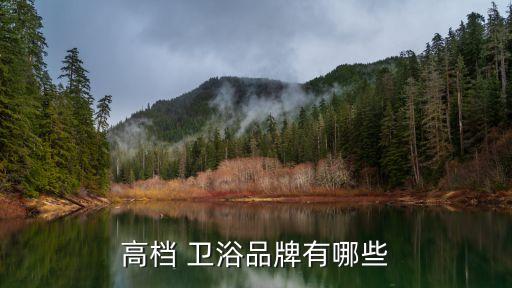 高檔 衛(wèi)浴品牌有哪些