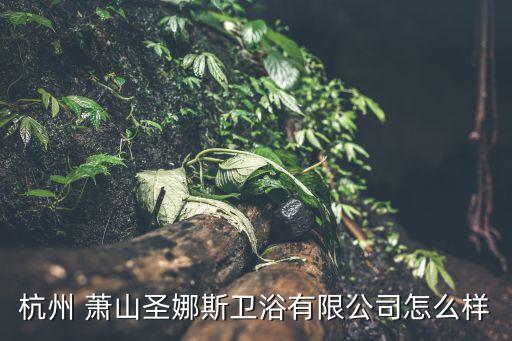 杭州 蕭山圣娜斯衛(wèi)浴有限公司怎么樣