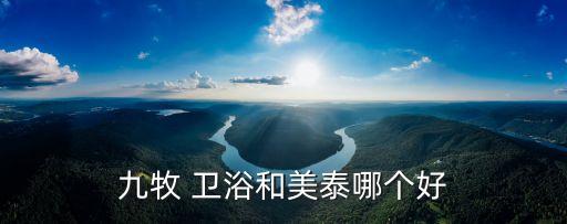 九牧 衛(wèi)浴和美泰哪個(gè)好