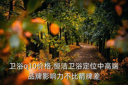 恒潔衛(wèi)浴q10價格,恒潔衛(wèi)浴定位中高端品牌影響力不比箭牌差