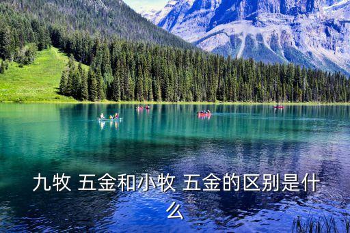  九牧 五金和小牧 五金的區(qū)別是什么