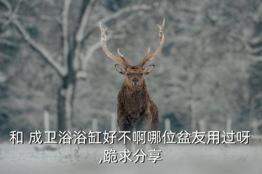 和 成衛(wèi)浴浴缸好不啊哪位盆友用過呀,跪求分享
