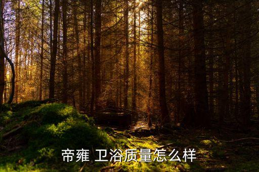 帝皇衛(wèi)浴怎么樣,定制你的衛(wèi)浴space是御器品牌口號(hào)