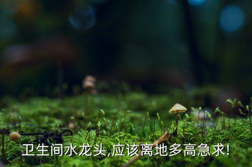 衛(wèi)生間水龍頭,應(yīng)該離地多高急求!