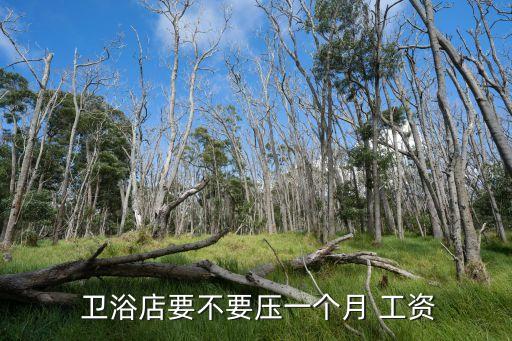  衛(wèi)浴店要不要壓一個(gè)月 工資