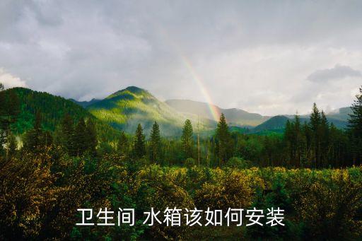 衛(wèi)生間 水箱該如何安裝