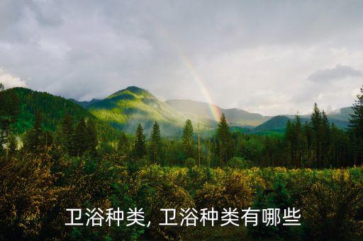  衛(wèi)浴種類, 衛(wèi)浴種類有哪些