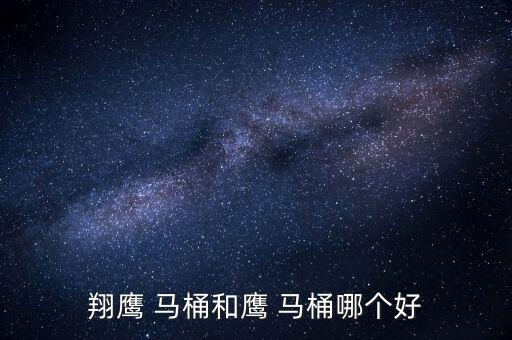 翔鷹 馬桶和鷹 馬桶哪個好