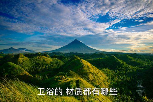  衛(wèi)浴的 材質(zhì)都有哪些