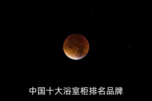 中國十大浴室柜排名品牌