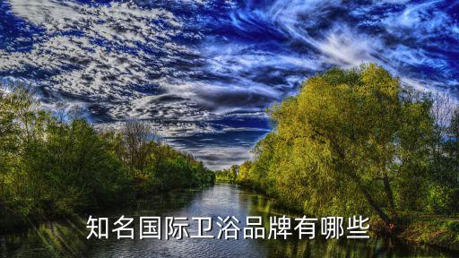 知名國際衛(wèi)浴品牌有哪些