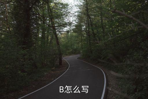 B怎么寫