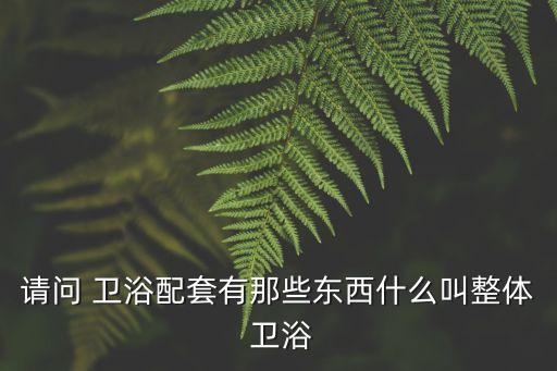 衛(wèi)浴需要什么配件,衛(wèi)生間配套設(shè)施整體美觀度高
