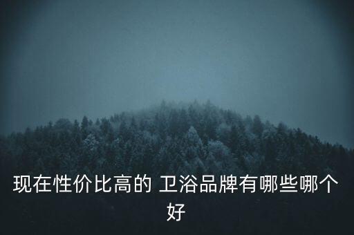 現(xiàn)在性價比高的 衛(wèi)浴品牌有哪些哪個好
