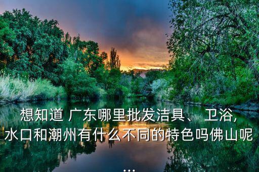 廣東陶瓷衛(wèi)浴怎么樣,潮州衛(wèi)浴和佛山衛(wèi)浴最大的區(qū)別