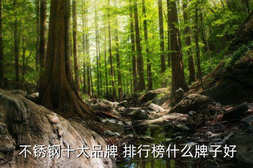  不銹鋼十大品牌 排行榜什么牌子好