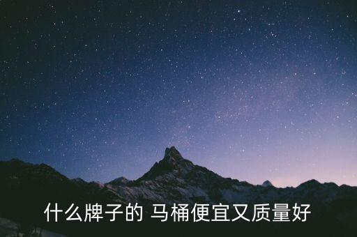 小牌子衛(wèi)浴馬桶,馬桶知多少?問與答