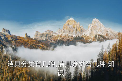 潔具分類有幾種,潔具分類有幾種 知識(shí)