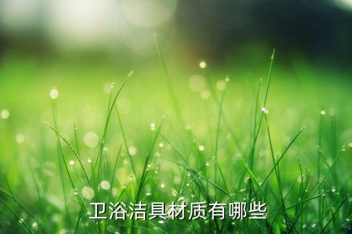 透明樹脂衛(wèi)浴,衛(wèi)生潔具材料有哪些?