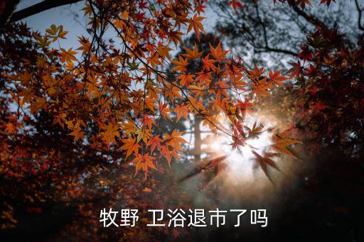 牧野衛(wèi)浴是幾線品牌,牧野衛(wèi)浴未退市但仍在營業(yè)