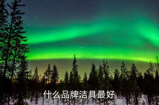 什么品牌潔具最好