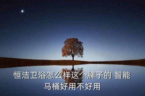 恒潔衛(wèi)浴q9智能馬桶,可試用恒潔q9智能馬桶男子:很好用!