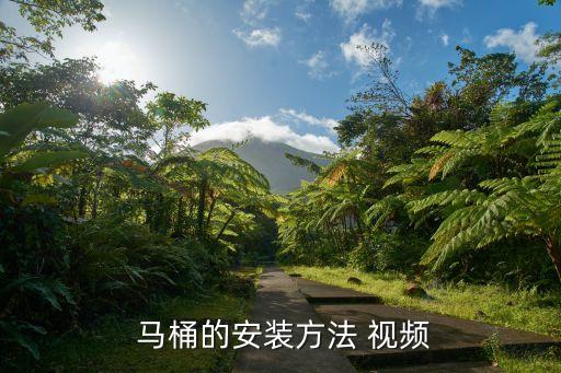  馬桶的安裝方法 視頻