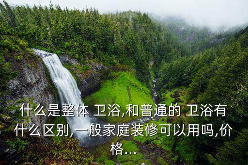 衛(wèi)浴一體化是什么意思,未來的世界