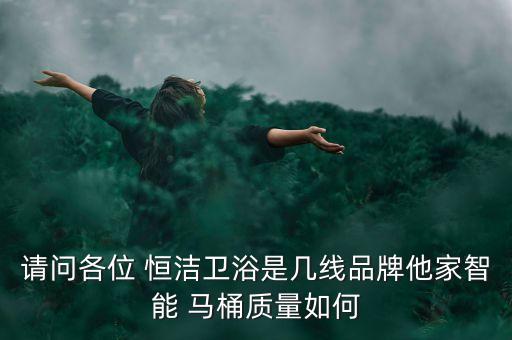 請(qǐng)問(wèn)各位 恒潔衛(wèi)浴是幾線品牌他家智能 馬桶質(zhì)量如何