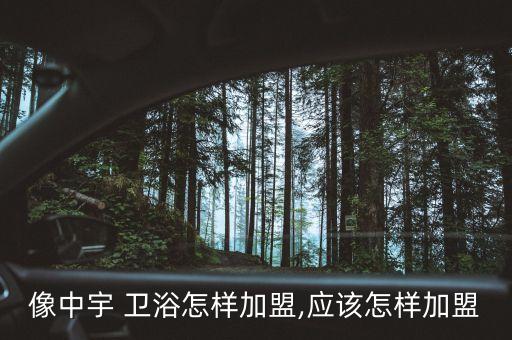 像中宇 衛(wèi)浴怎樣加盟,應(yīng)該怎樣加盟