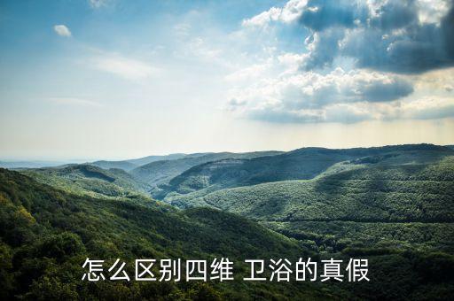 怎么區(qū)別四維 衛(wèi)浴的真假