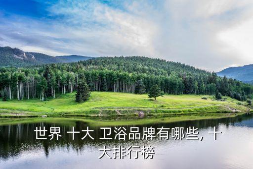 世界十大衛(wèi)浴品牌加盟,世界十大衛(wèi)浴品牌排名