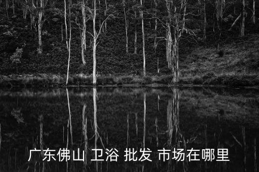 長治衛(wèi)浴批發(fā)市場,廣東佛山衛(wèi)浴批發(fā)市場石灣在哪里?