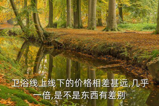 衛(wèi)浴安裝價(jià)格,網(wǎng)購(gòu)和實(shí)體店衛(wèi)浴區(qū)別在于價(jià)格不一樣