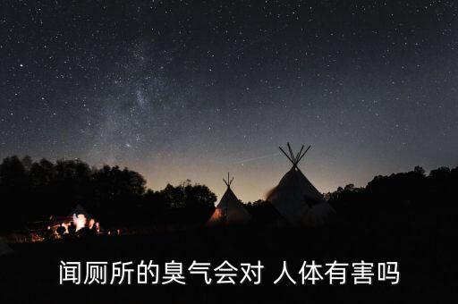 聞廁所的臭氣會對 人體有害嗎