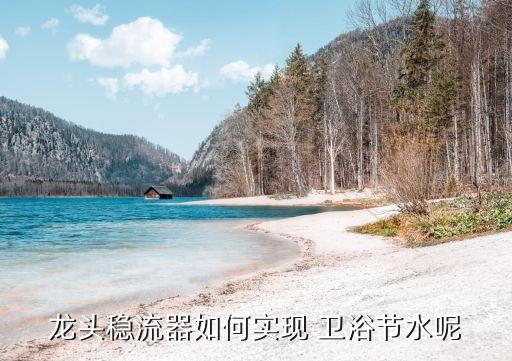衛(wèi)浴試水設備公司,節(jié)約用水龍頭你知道這些?