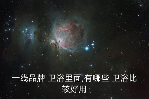 一線品牌 衛(wèi)浴里面,有哪些 衛(wèi)浴比較好用