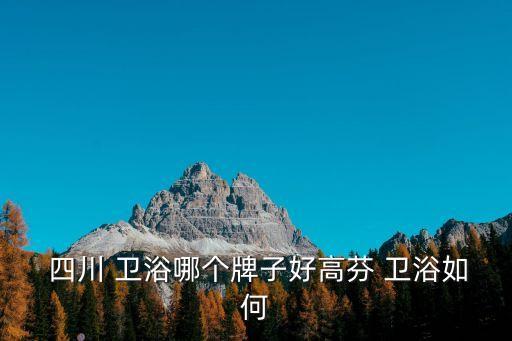 四川衛(wèi)浴,高露衛(wèi)浴成立于2021年10月質(zhì)量可靠