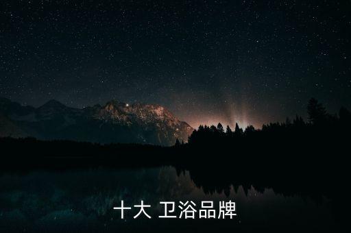 十大 衛(wèi)浴品牌